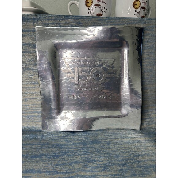 Wendell August Forge Aluminum Consol Energy 150th Anniversary Plate Limited Ed. - Picture 10 of 11